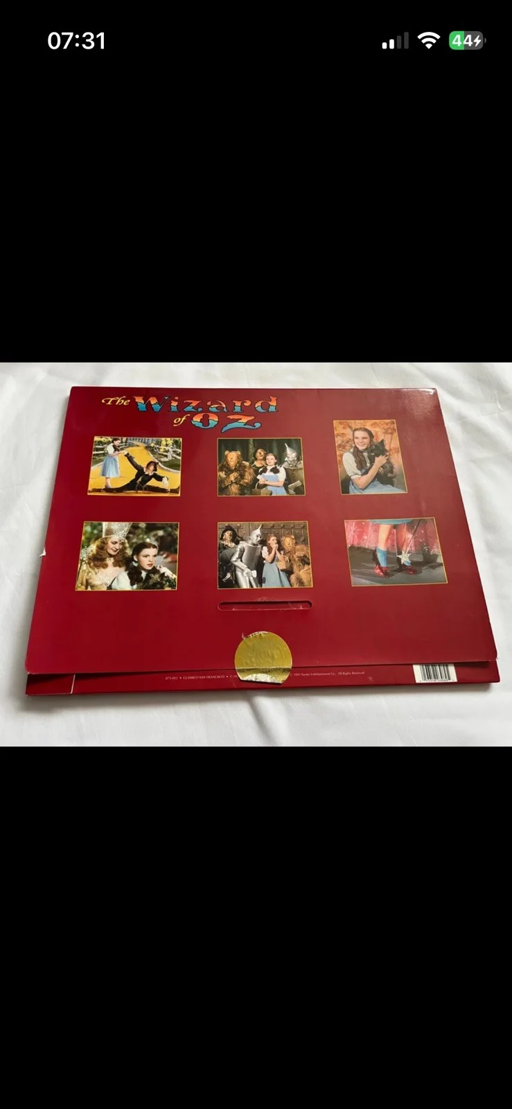 Vintage set of wizard of Oz large print postcards. VGC. 1995., изображение 2
