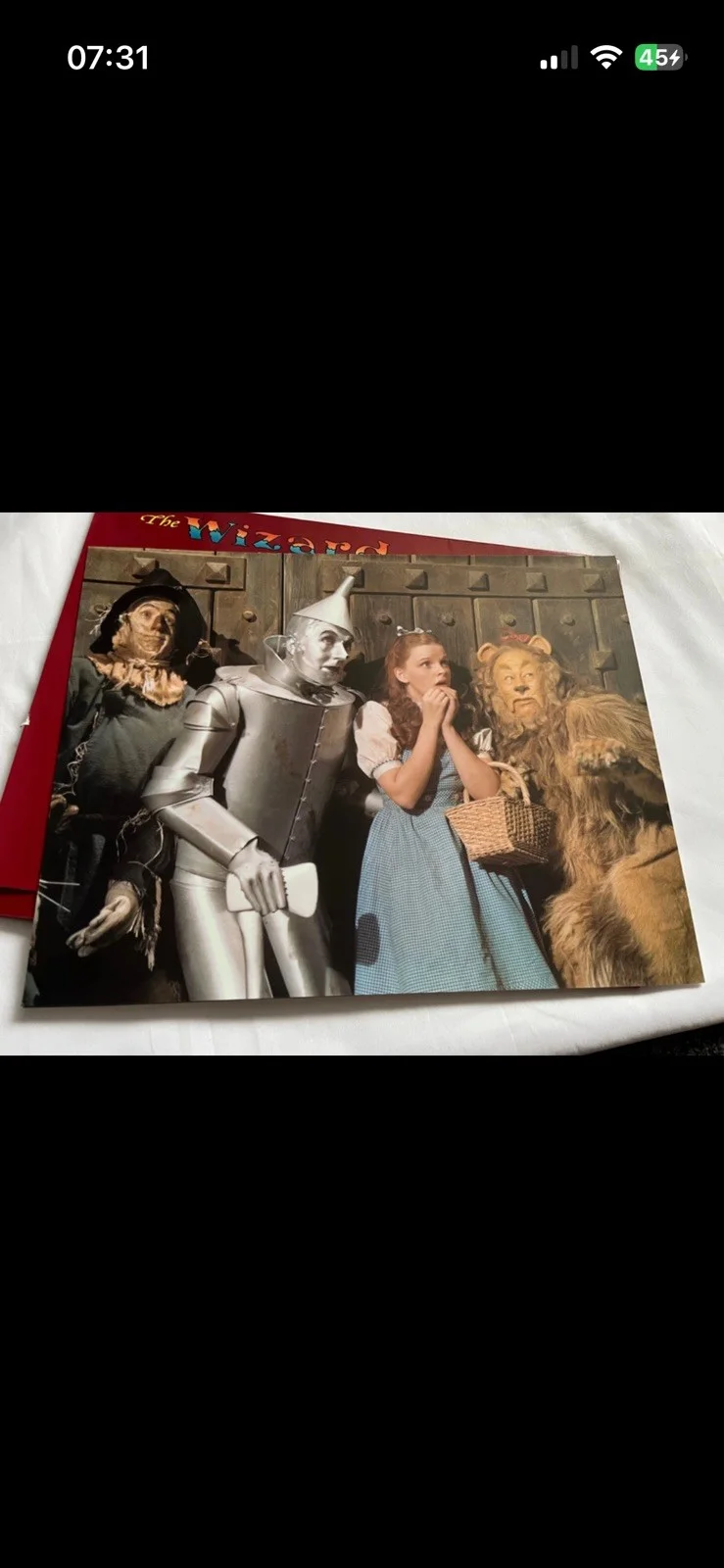 Vintage set of wizard of Oz large print postcards. VGC. 1995., изображение 4