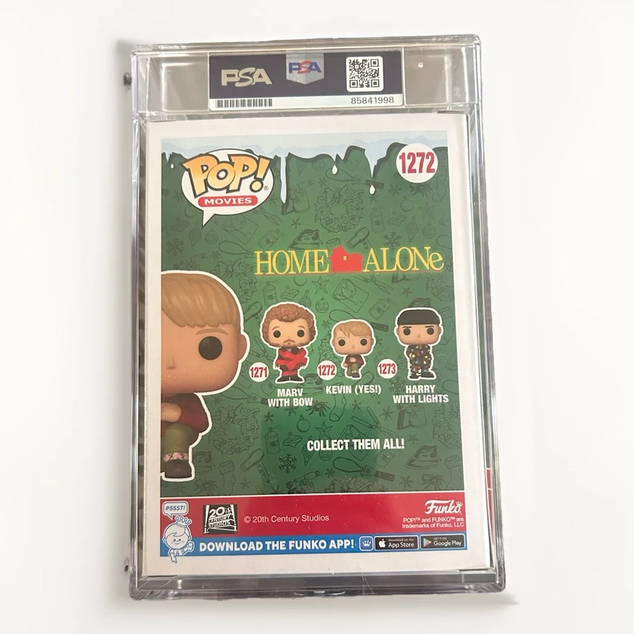 Macaulay Culkin Signed Kevin Funko Pop #1272 Home Alone Encapsulated PSA/DNA, image 3
