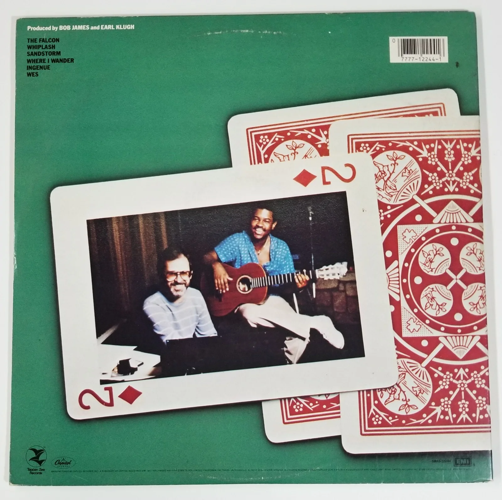 Bob James REAL hand SIGNED Earl Klugh Two of a Kind Vinyl Record COA Autographed, image 2