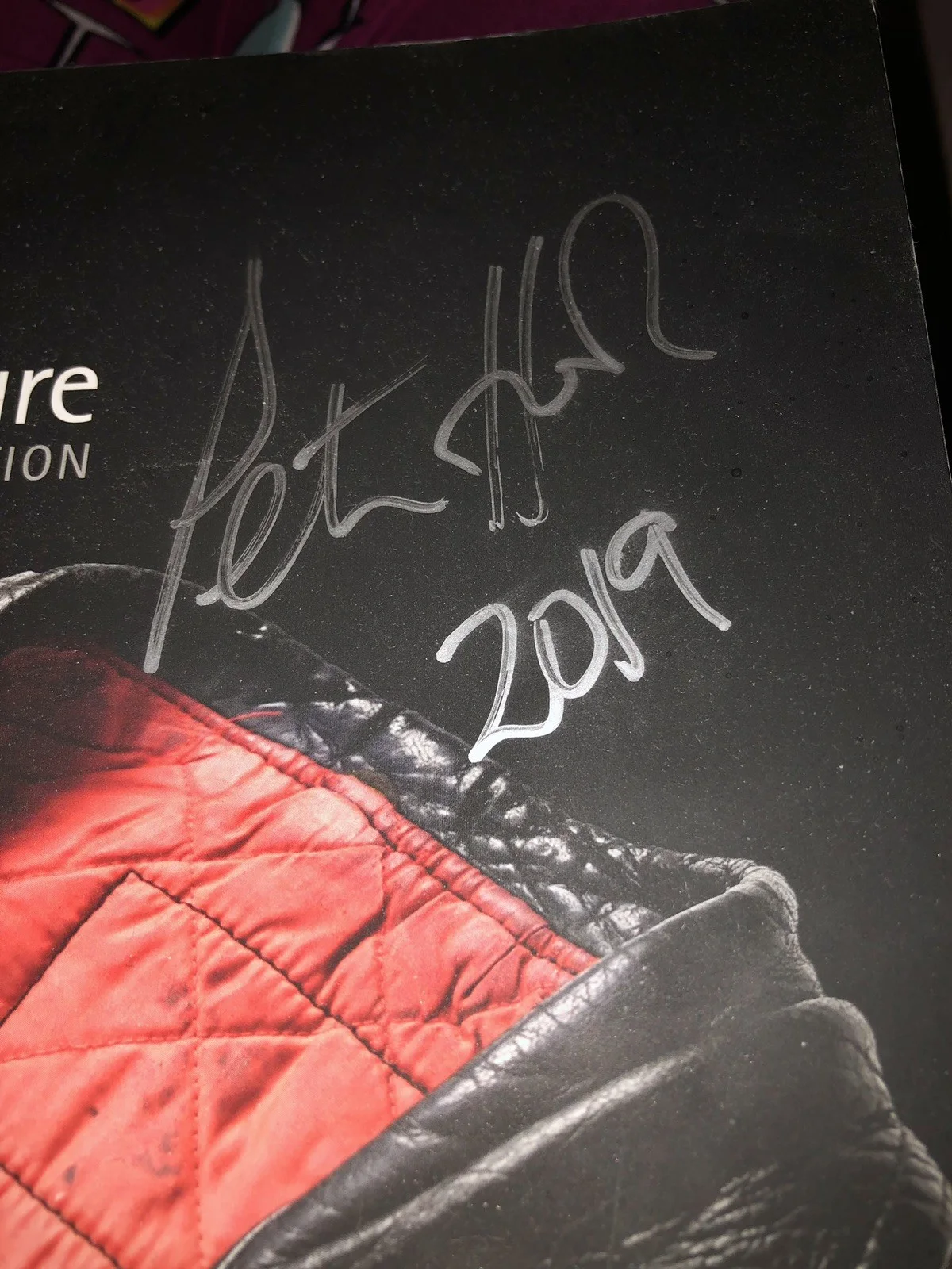 Autographed PETER HOOK Joy Division Sig Collection Omega 2019 Auction catalog UK, изображение 2