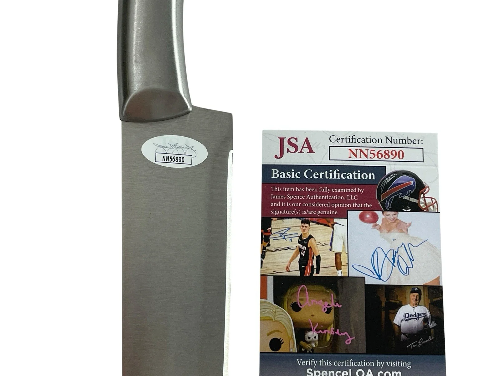 Ed Gale — Child's Play Chucky Ed Gale Signed Butcher Knife Horror Movie Memorabilia JSA, image 4