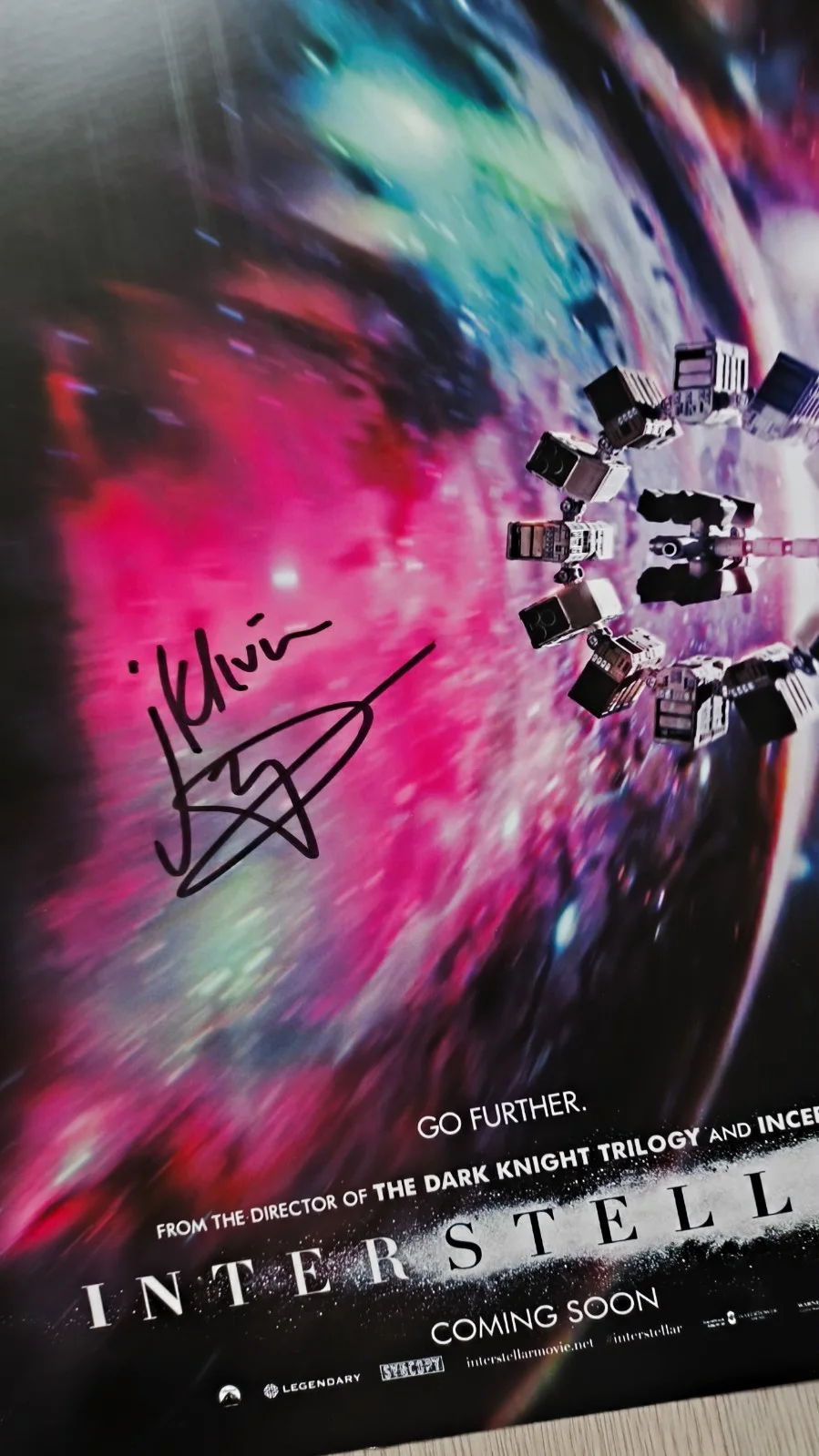 Matthew McConaughey — Autograph Matthew McConaughey Signed 11x17 Poster ( Interstellar ), image 2