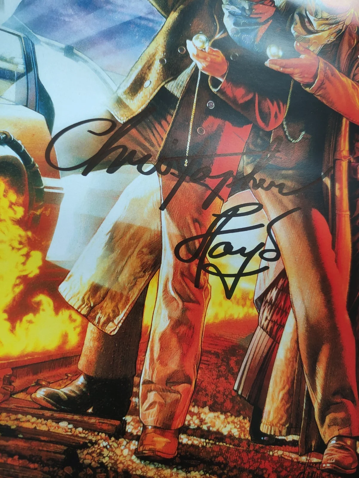 Christopher Lloyd — Autograph Christopher Lloyd Signed 11x17 Poster ( Back to the Future. Part III ), image 2