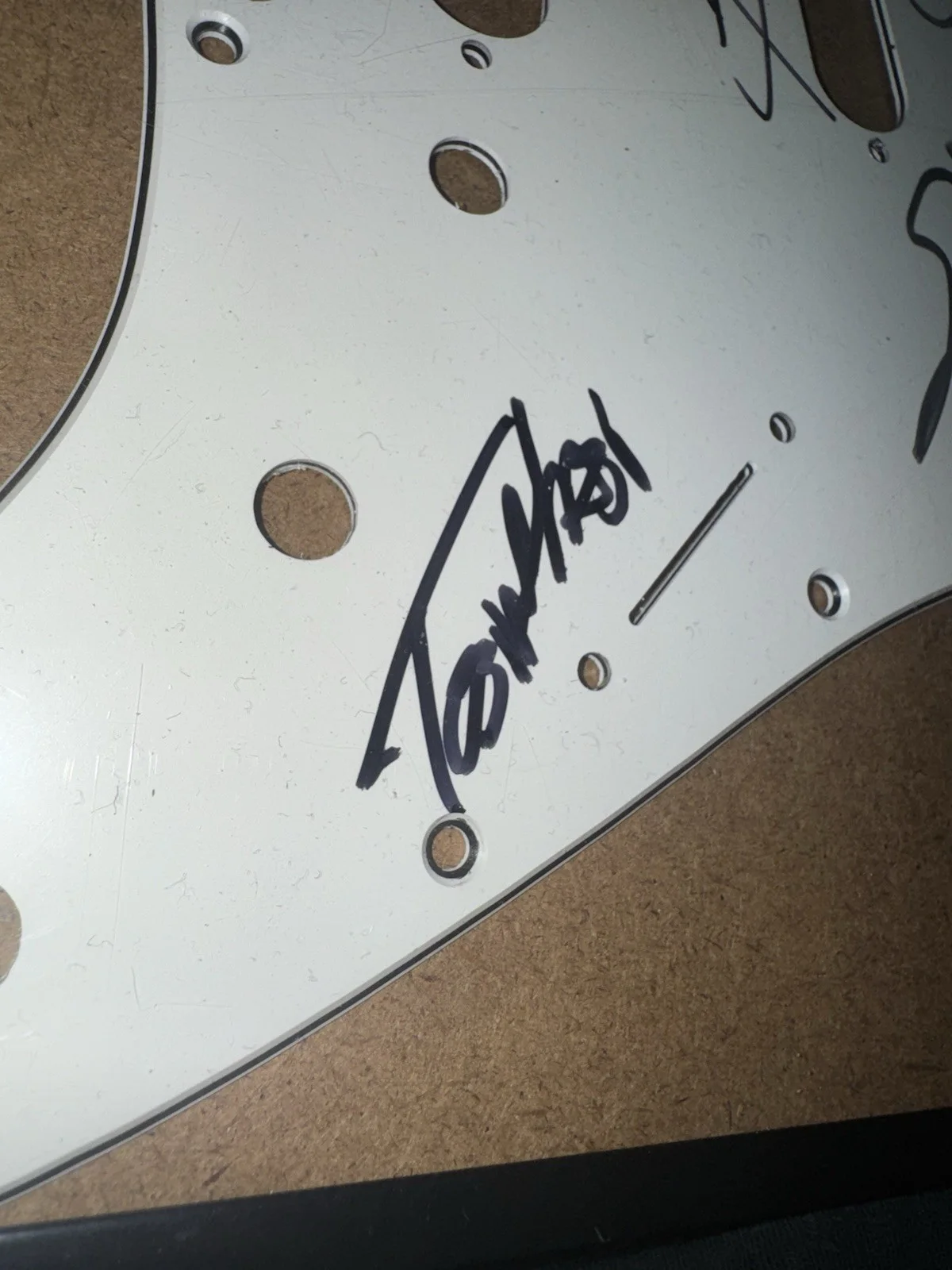 Generation Axe (Vai, Wylde, Malmsteen, Bettencourt, Abasi) SIGNED guitar plate, изображение 2