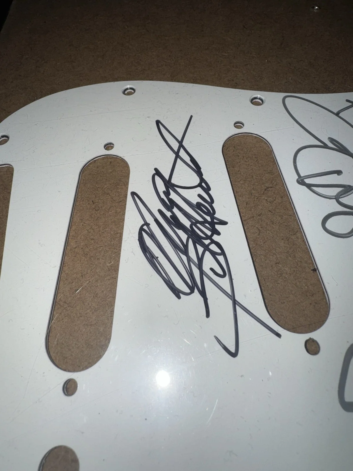Generation Axe (Vai, Wylde, Malmsteen, Bettencourt, Abasi) SIGNED guitar plate, изображение 3