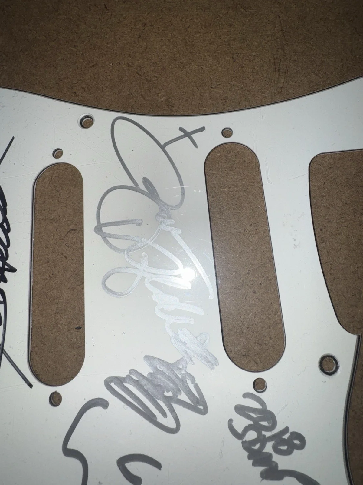 Generation Axe (Vai, Wylde, Malmsteen, Bettencourt, Abasi) SIGNED guitar plate, изображение 4