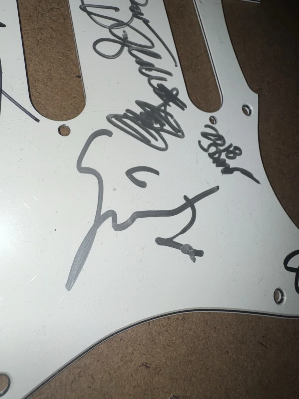 Generation Axe (Vai, Wylde, Malmsteen, Bettencourt, Abasi) SIGNED guitar plate, изображение 5