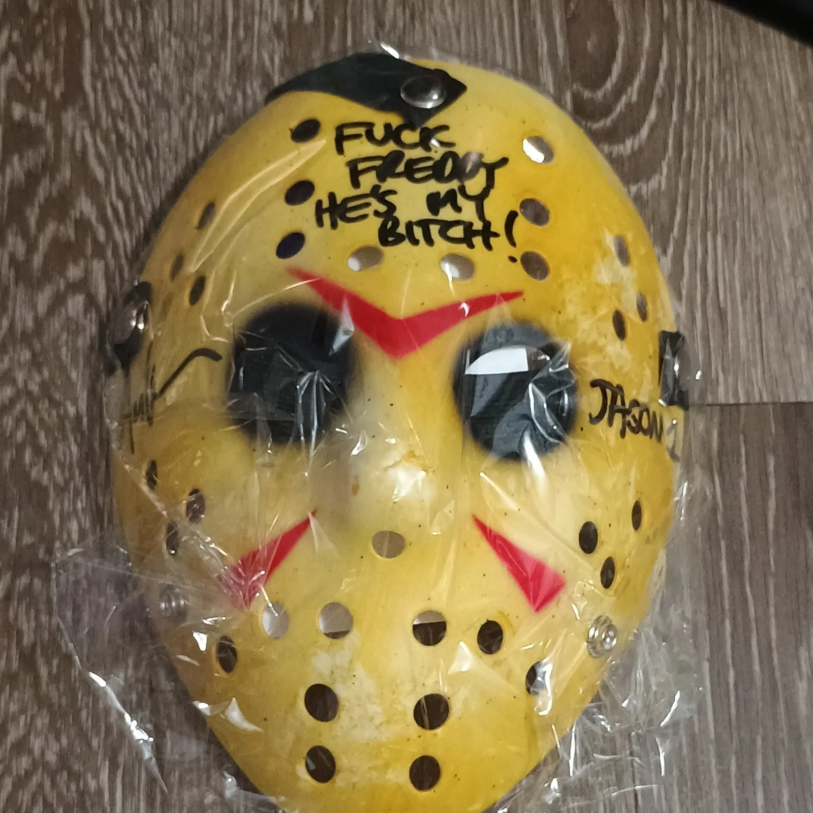 Jason Voorhees Autograph Collection AOC (Jersey, Minifigure, Machete, Mask, Ax)!, image 5