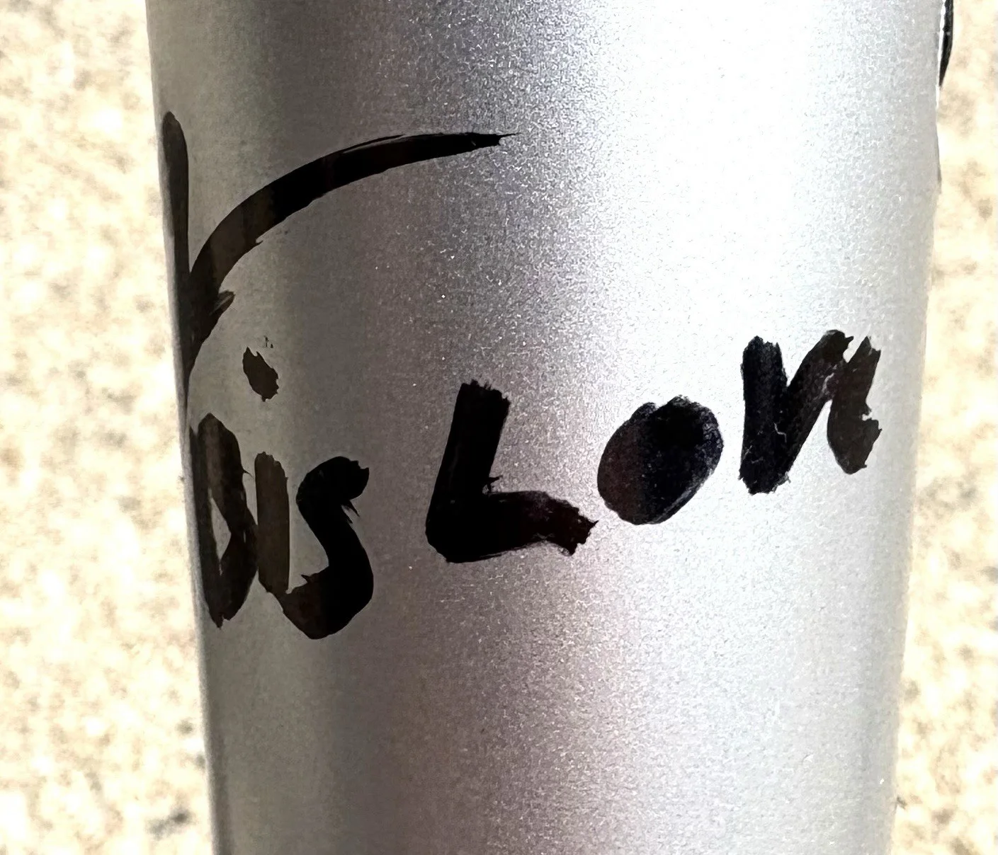 MON ROVIA SIGNED Microphone Mic JSA COA Crooked The Road, image 2