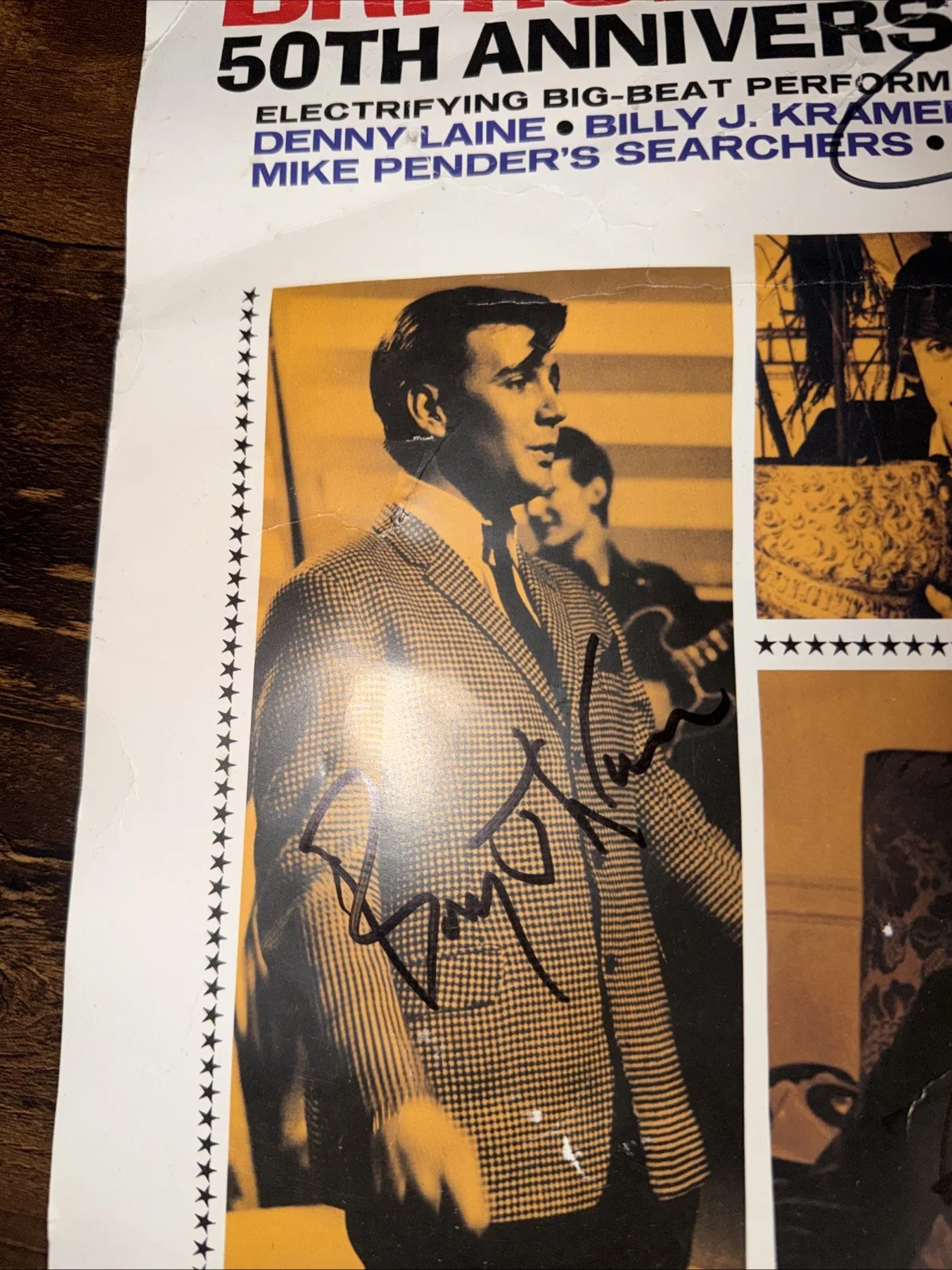 British Invasion 50Th Anniversary Tour Signed By Denny Ln., Billy J Kramer Chad, изображение 2