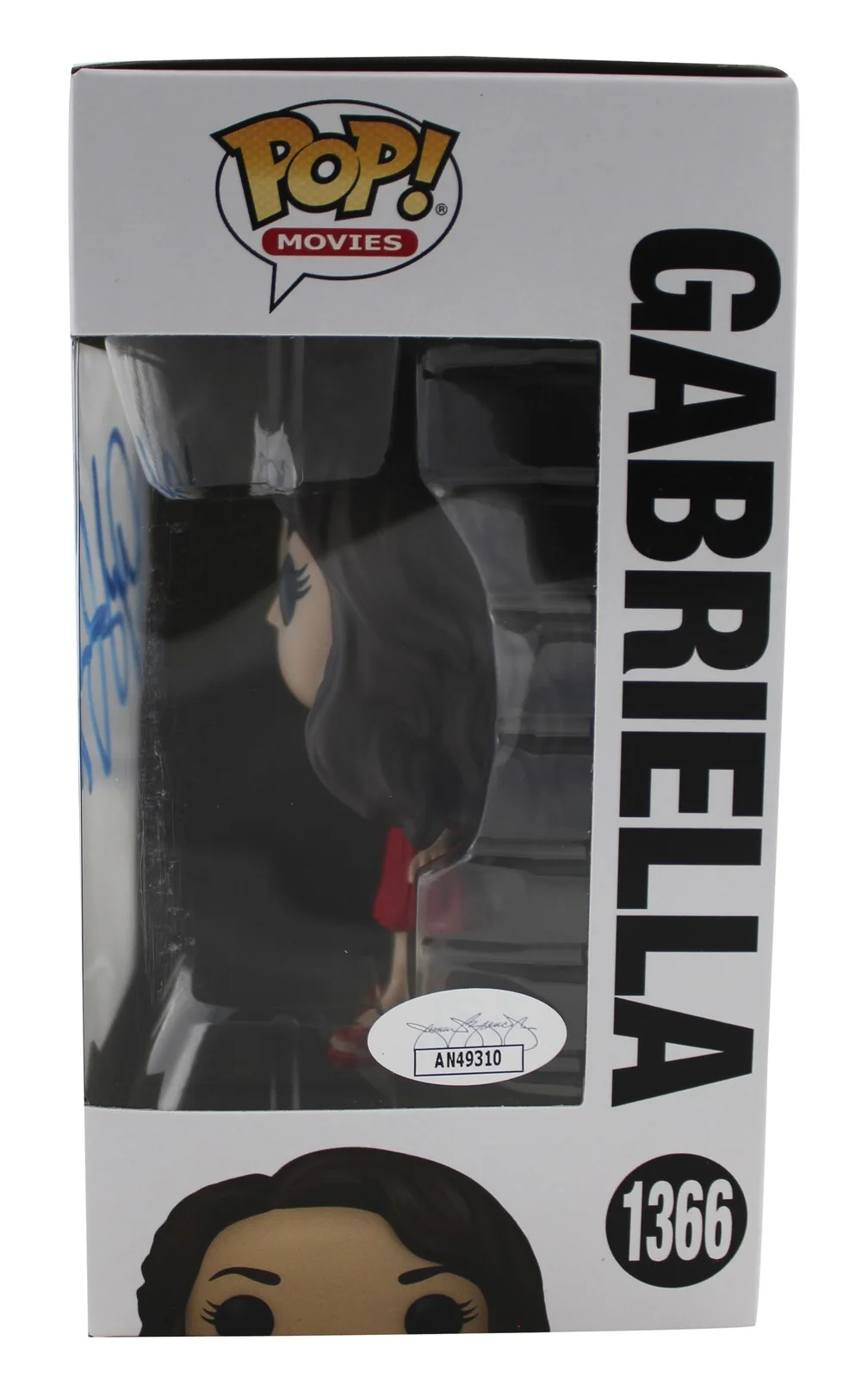 Vanessa Hudgens — Vanessa Hudgens High School Musical Signed Gabriella #1366 Funko Pop Figure JSA, изображение 3