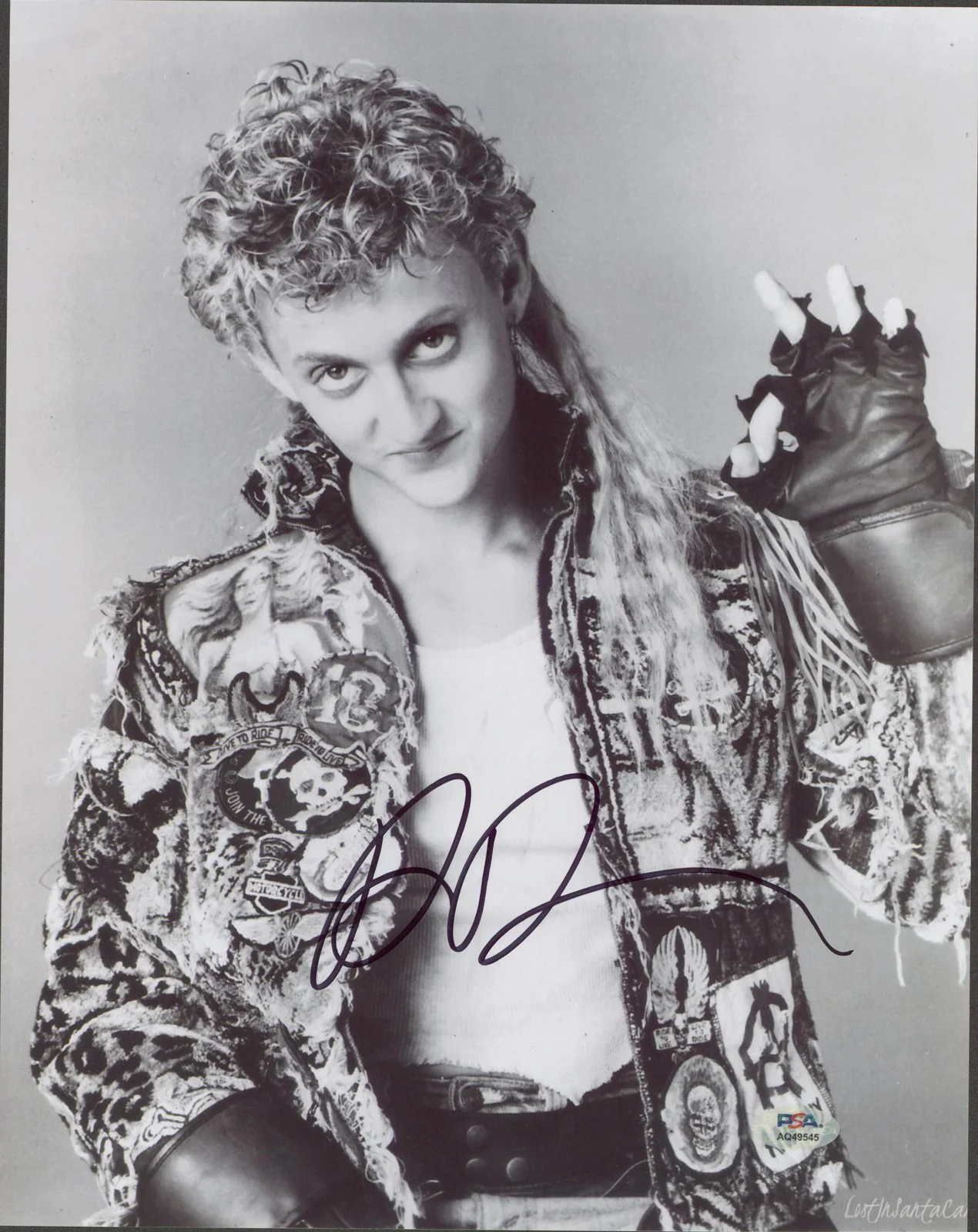 Alex Winter — Alex Winter The Lost Boys Authentic Signed 11x14 Vertical Photo PSA/DNA #AQ49545