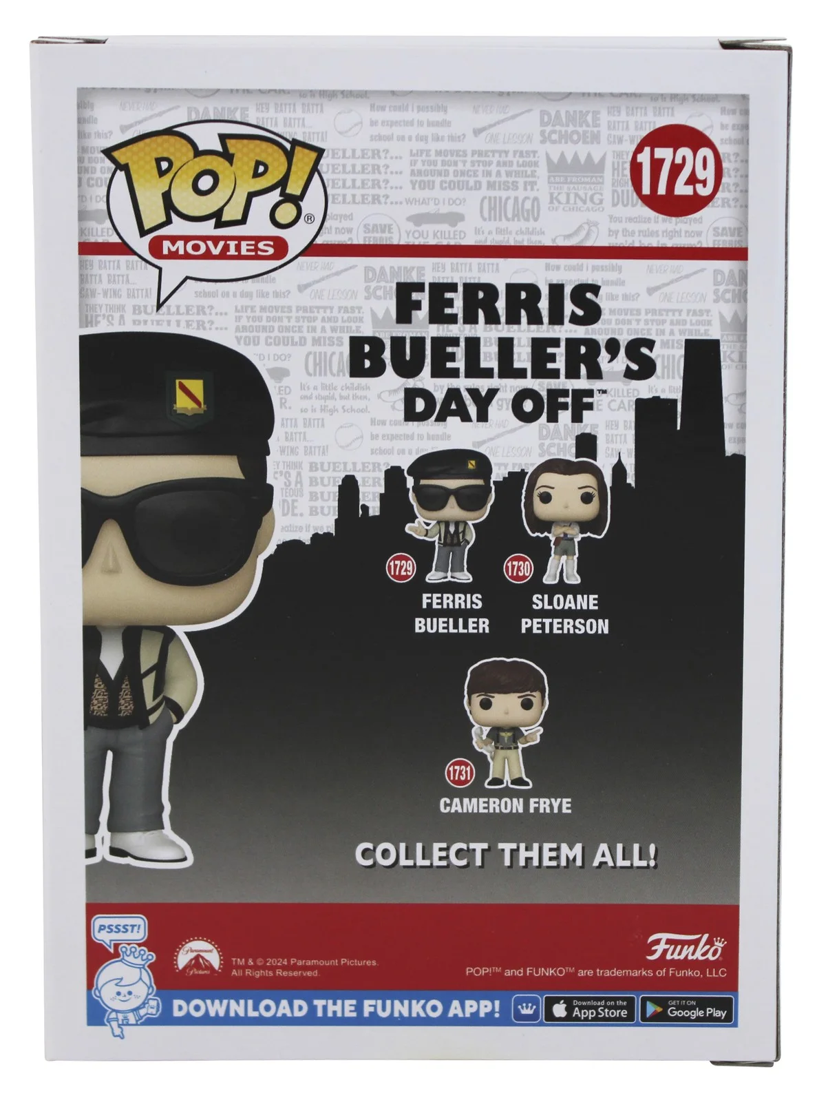 Matthew Broderick — Matthew Broderick Ferris Bueller Signed #1729 Funko Pop Vinyl Figure BAS, image 4