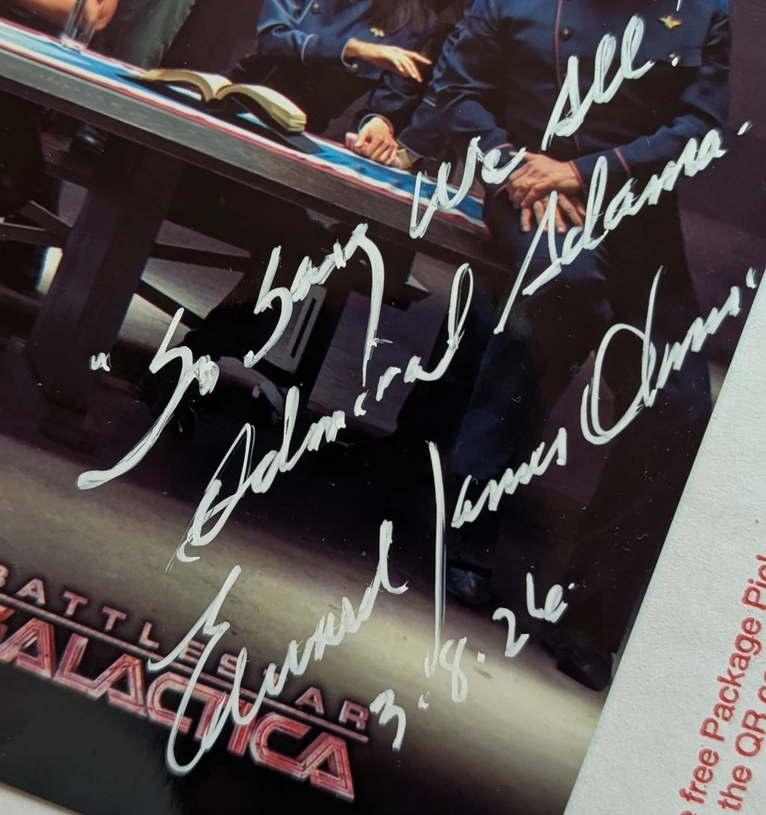 Battlestar Galactica 8x10 Photo Signed by 6 Cast Members Amazingly Rare, image 5