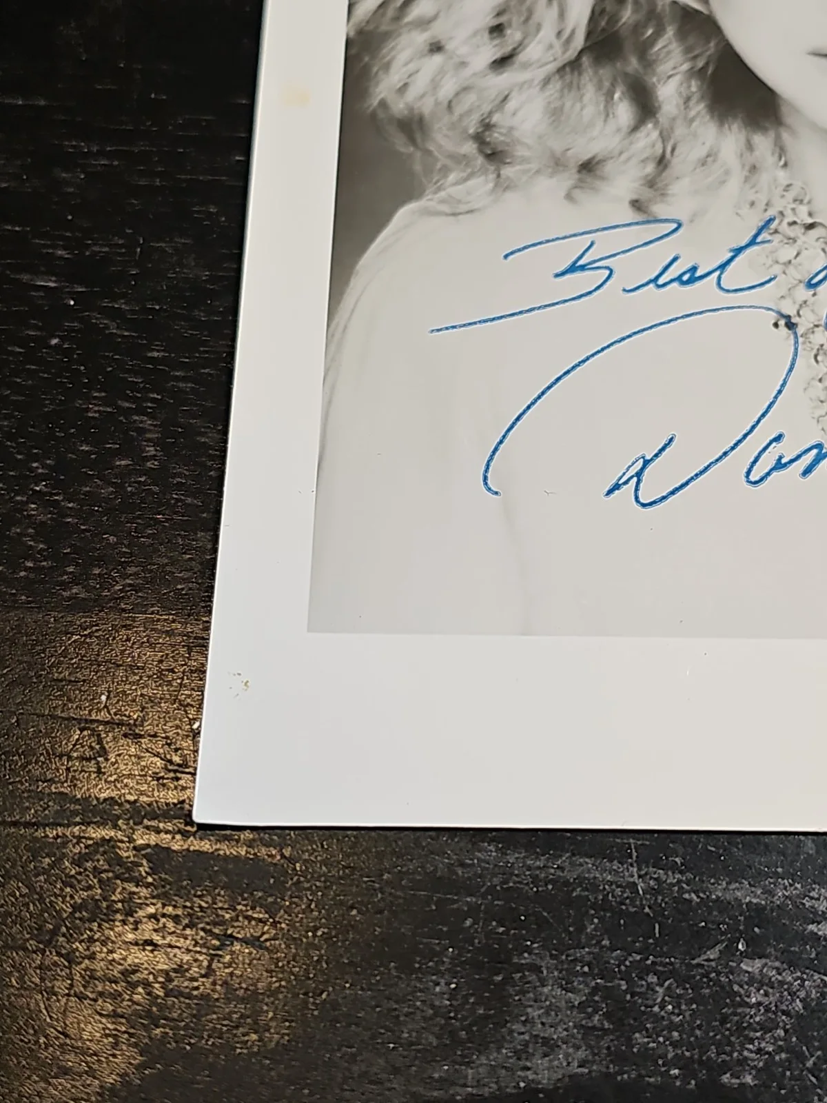 Donna Mills 5 x 7 black and white “Printed” Autographed Signed Photo, image 2