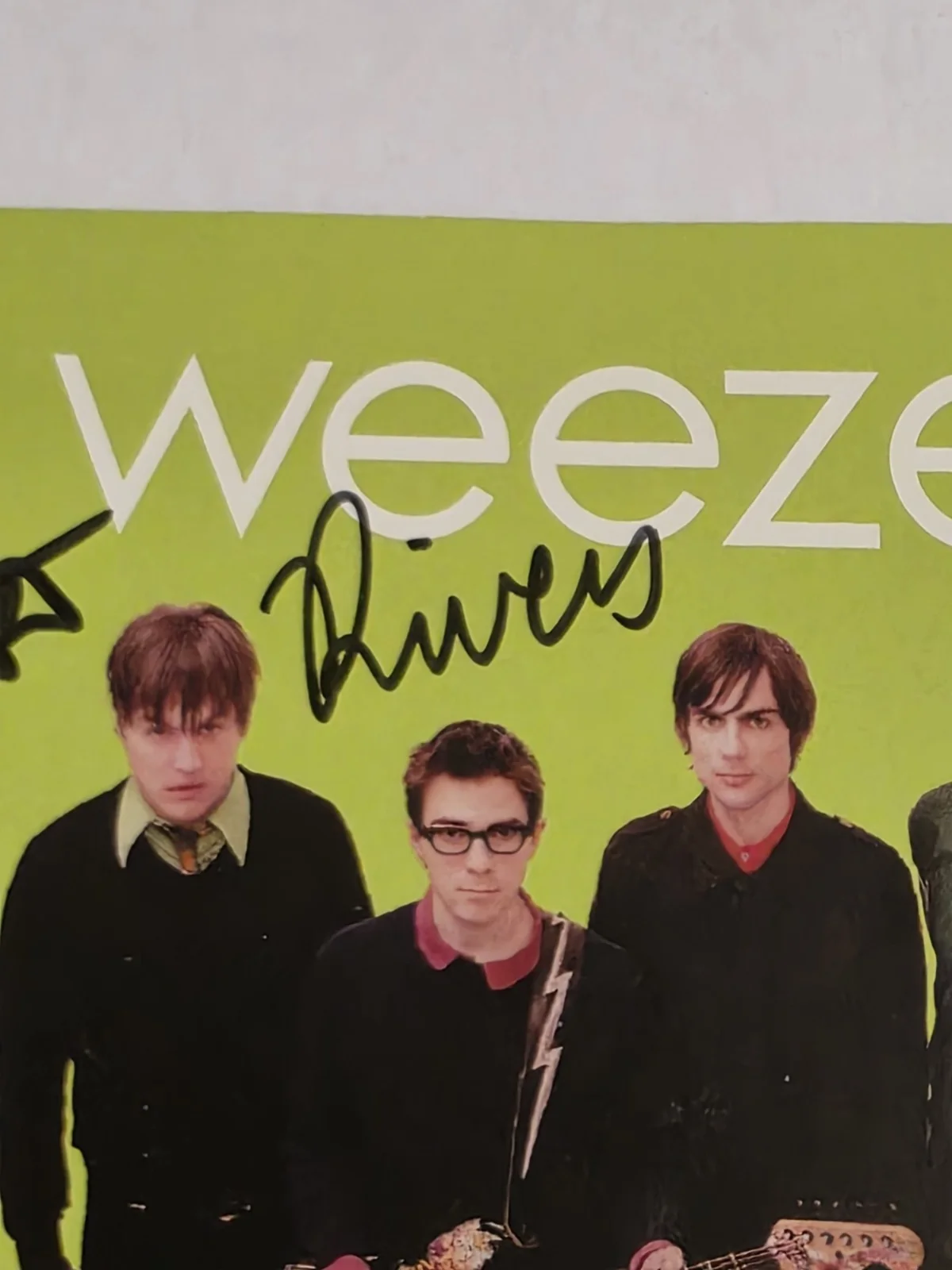 Weezer Green Album Signed CD Signed By Rivers, Brian, Patrick And Scott, image 4