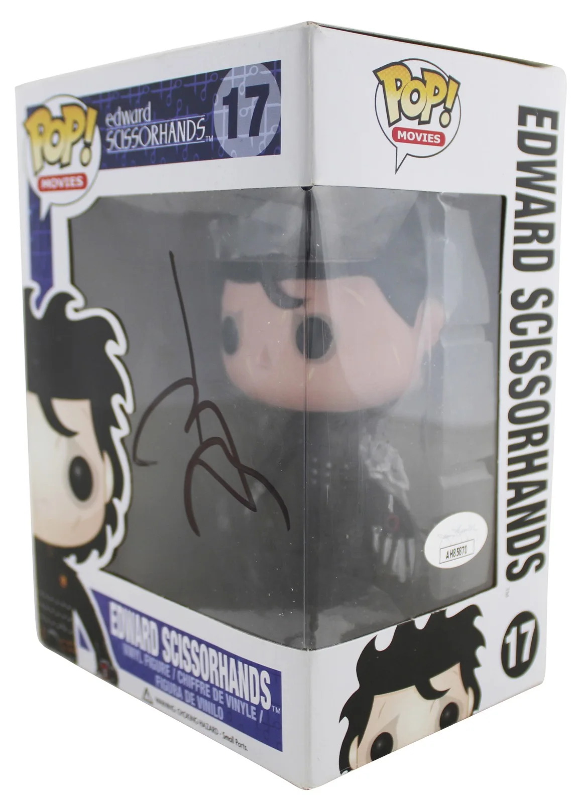 Johnny Depp — Johnny Depp Signed Edward Scissorhands #17 Funko Pop Vinyl Figure JSA #AH85870, image 2