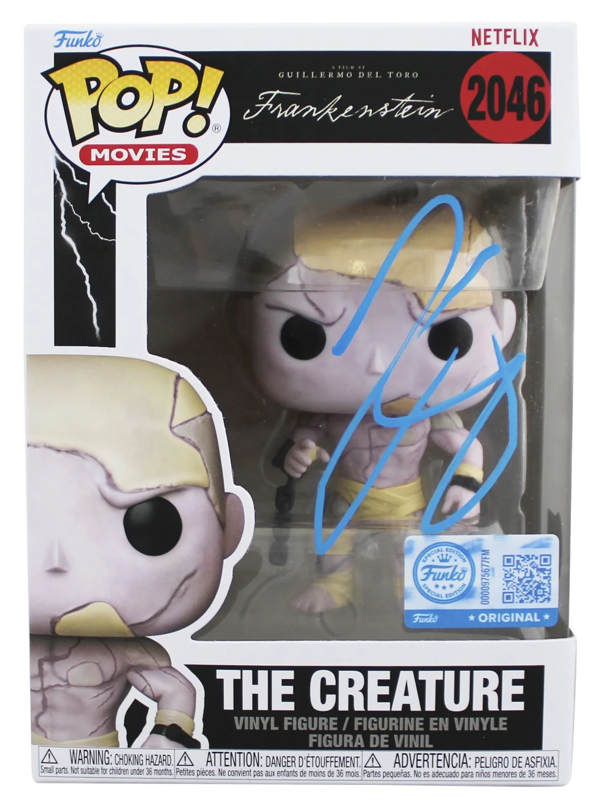 Jacob Elordi — Jacob Elordi Frankenstein Signed The Creature #2046 Funko Pop Vinyl Figure BAS