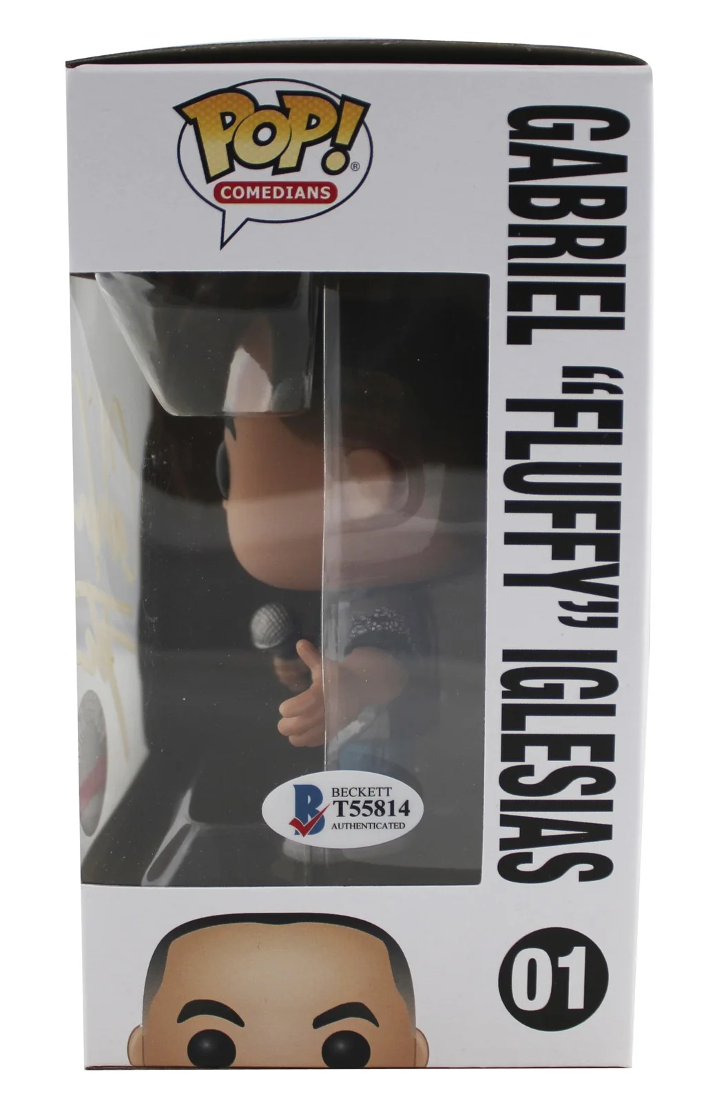 Gabriel Iglesias — Gabriel Iglesias Signed Fluffy Shop Exclusive #01 Funko Pop Figure BAS #T55814, image 3