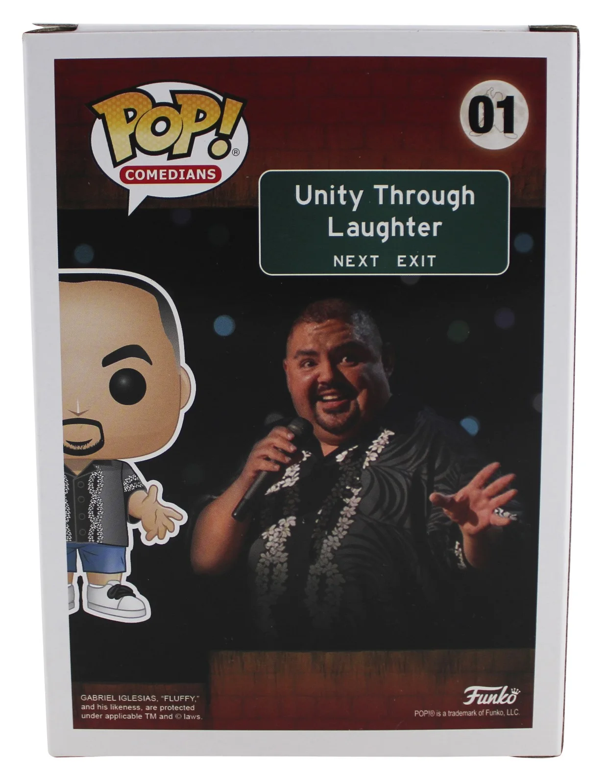 Gabriel Iglesias — Gabriel Iglesias Signed Fluffy Shop Exclusive #01 Funko Pop Figure BAS #T55814, image 4