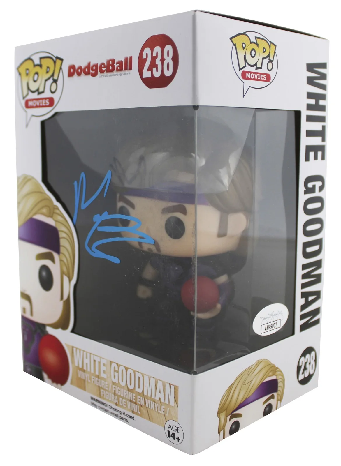 Ben Stiller — Ben Stiller Authentic Signed Dodgeball #238 Funko Pop Vinyl Figure JSA #AN49007, изображение 2