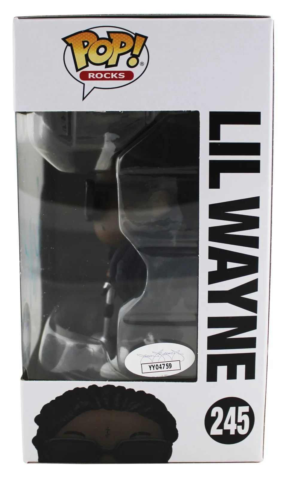Lil Wayne — Lil Wayne Authentic Signed Lil Wayne #245 Funko Pop Vinyl Figure JSA #YY04759, изображение 3