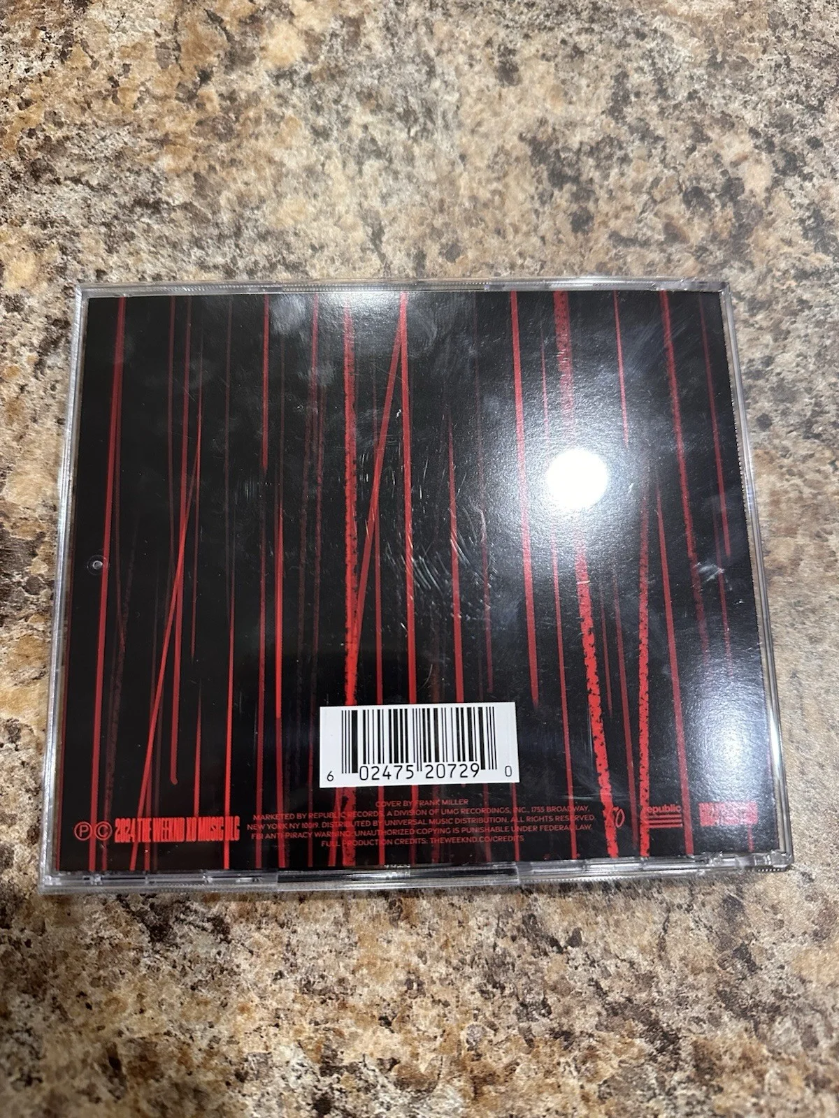 The Weeknd X Frank Miller Hurry Up Tomorrow Collector's Edition Hand SIGNED CD, изображение 4