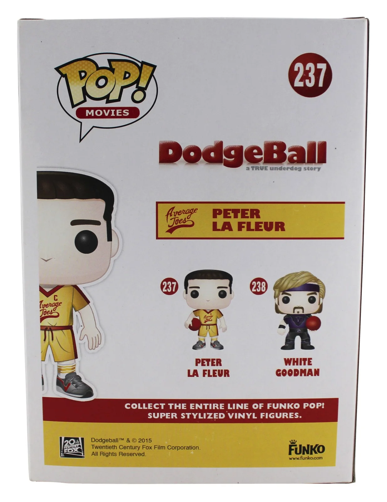 Vince Vaughn — Vince Vaughn Authentic Signed Dodgeball #237 Funko Pop Vinyl Figure JSA #CD80439, image 4