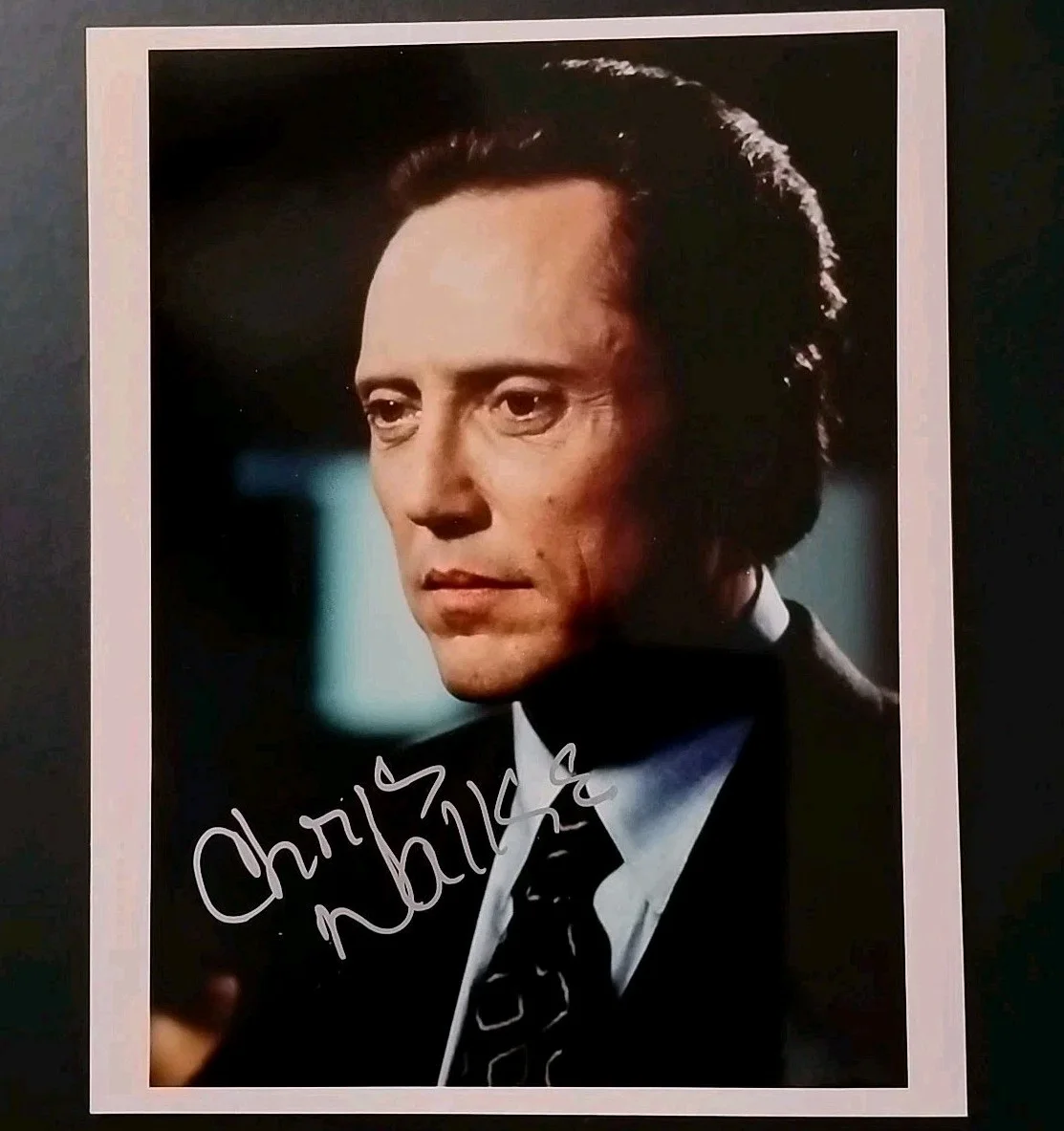 Christopher Walken — Christopher Walken Autographed ACOA LOA Signed 8x10 Full Signature, image 2