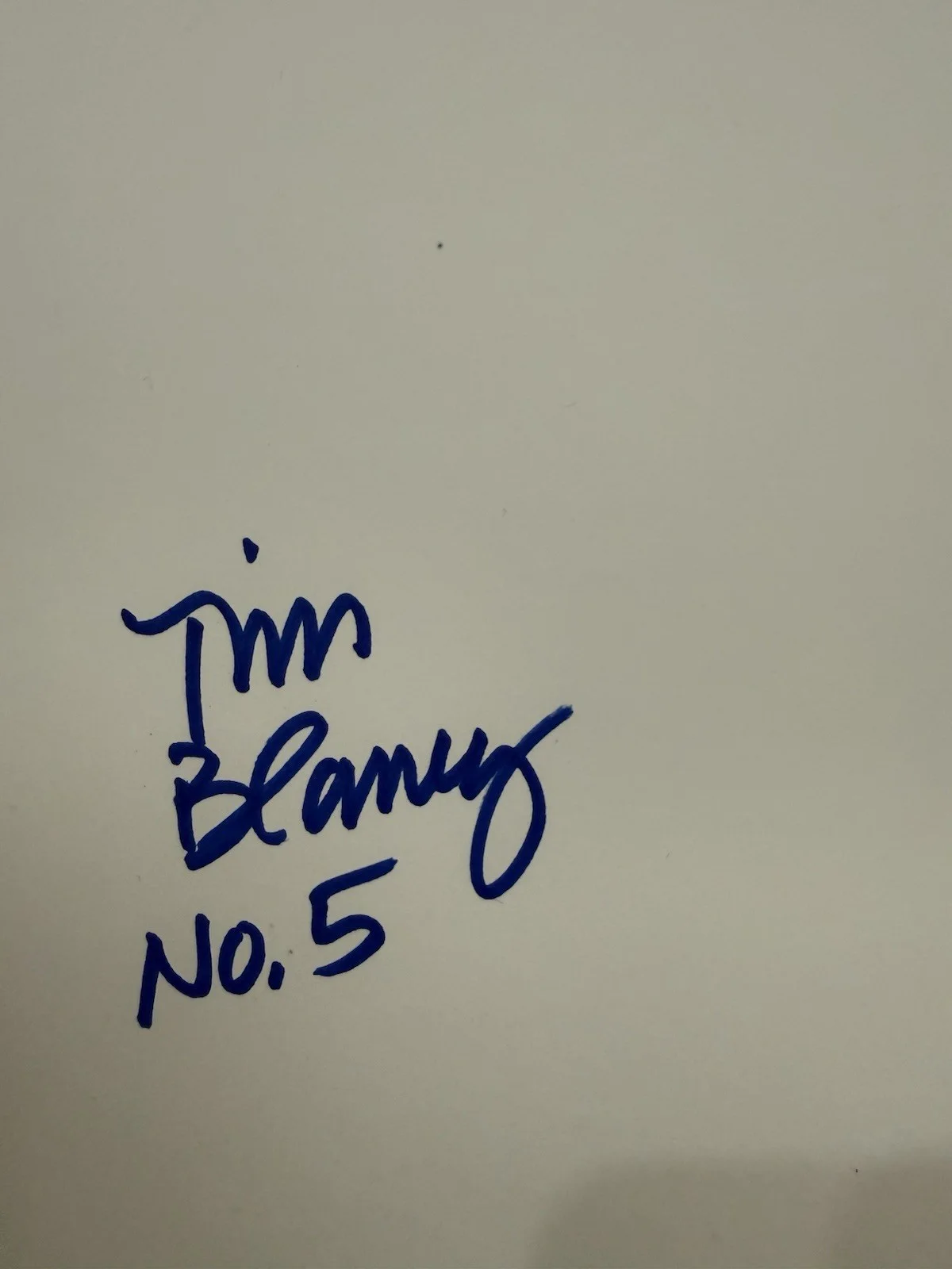 Tim Blaney — Tim Blaney Signed Short Circuit Script Cover No 5 Insc JSA, image 2