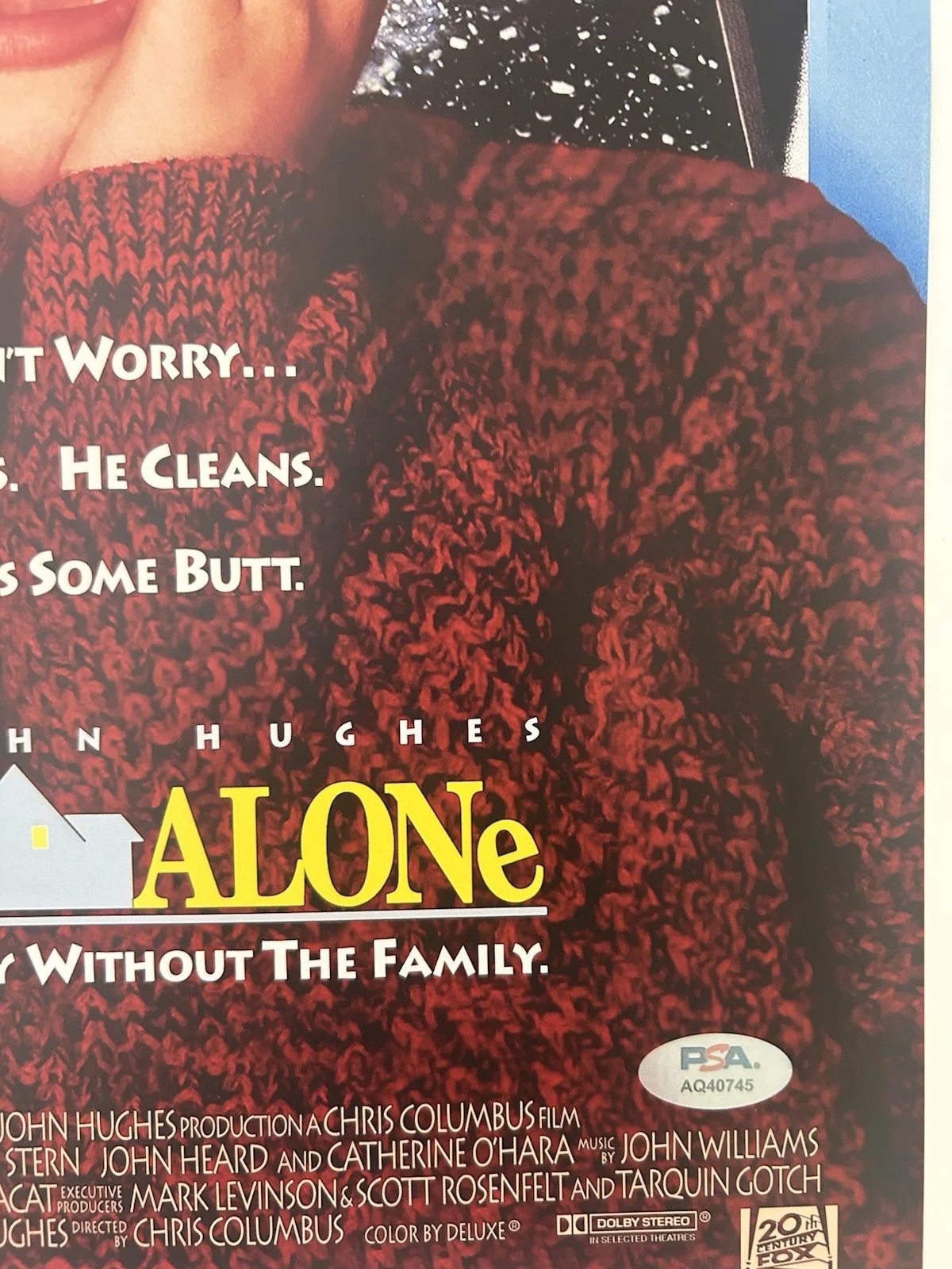 Macauly Culkin Signed Autographed 11x17 Poster Home Alone Movie PSA/DNA, изображение 3