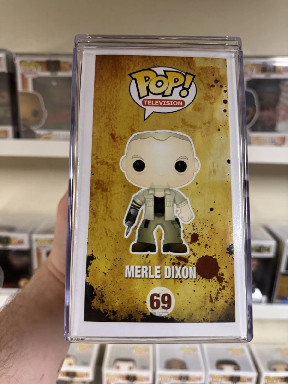 Michael Rooker Signed Merle Dixon Funko Pop #69 With COA The Walking Dead, изображение 4