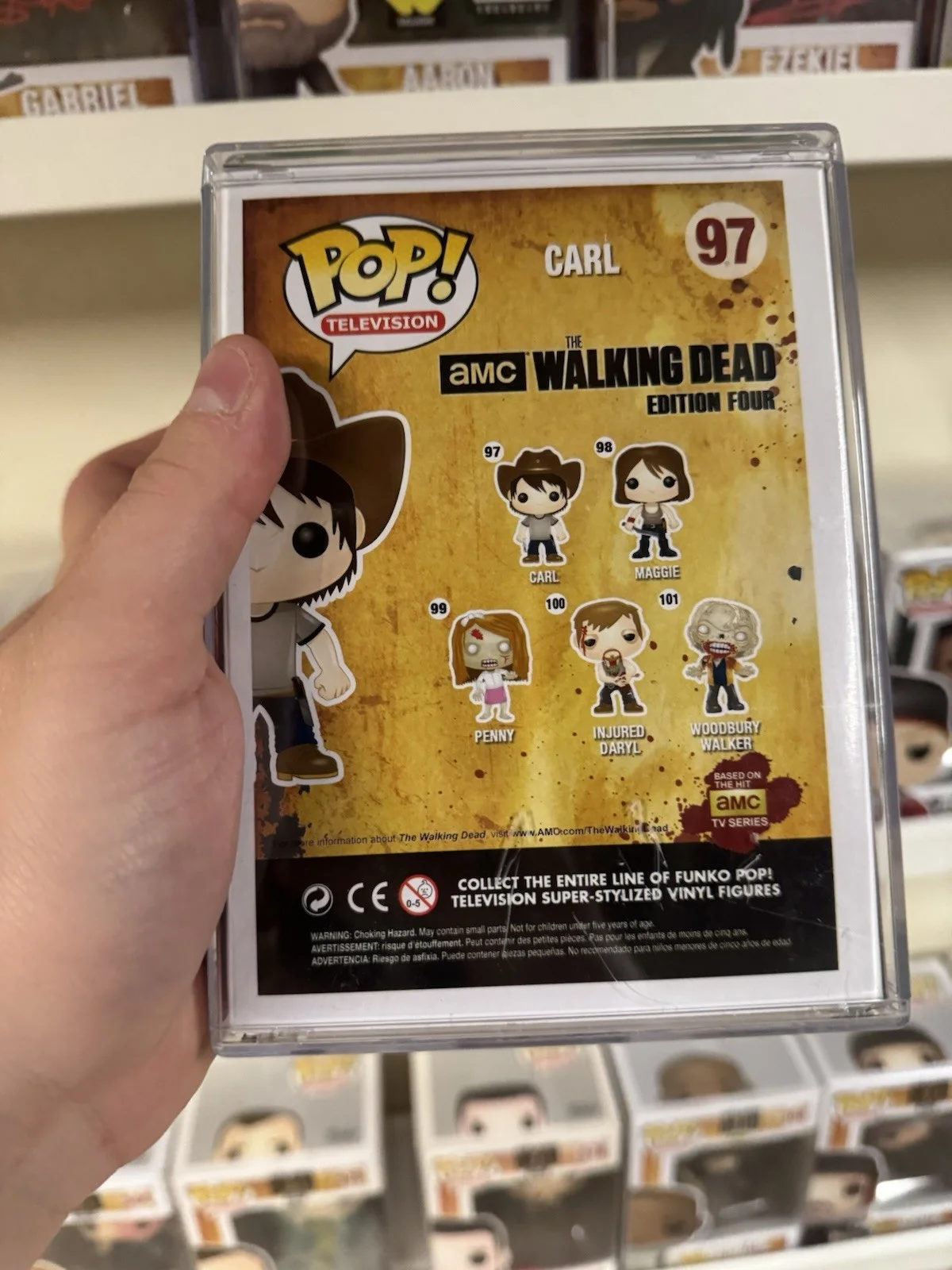 Chandler Riggs — Chandler Riggs Signed Carl FUNKO POP! VINYL - The Walking Dead, изображение 2