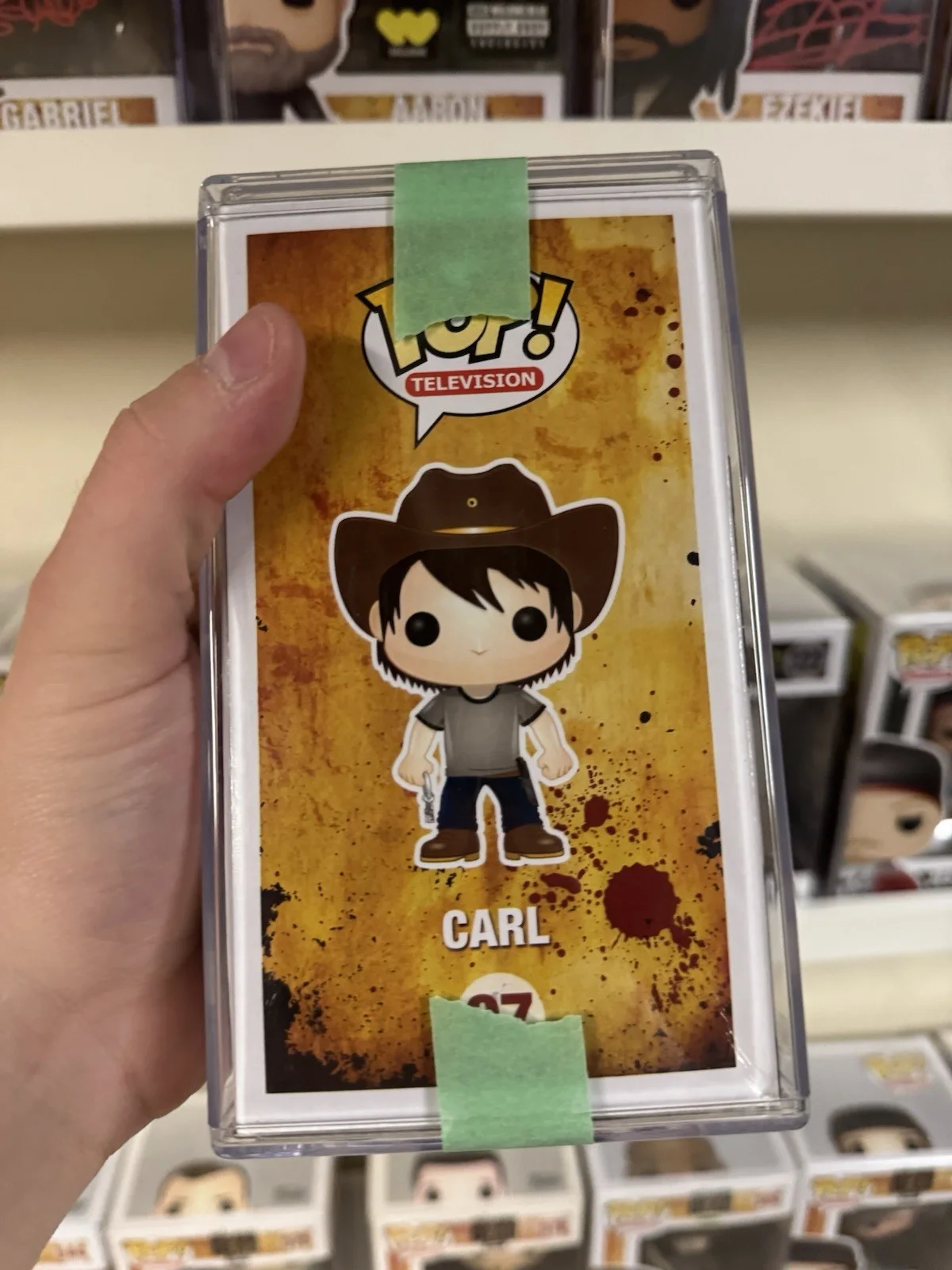 Chandler Riggs — Chandler Riggs Signed Carl FUNKO POP! VINYL - The Walking Dead, изображение 3