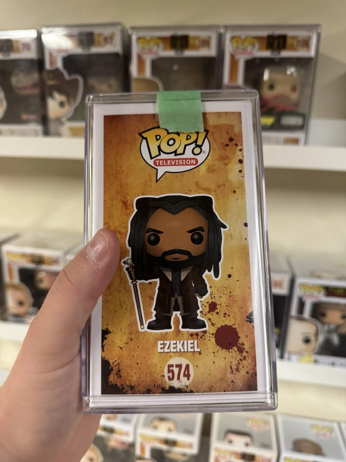 Khary Payton — Funko Pop #574 the Walking Dead Ezekiel Figure, Signed by Khary Payton COA, изображение 4