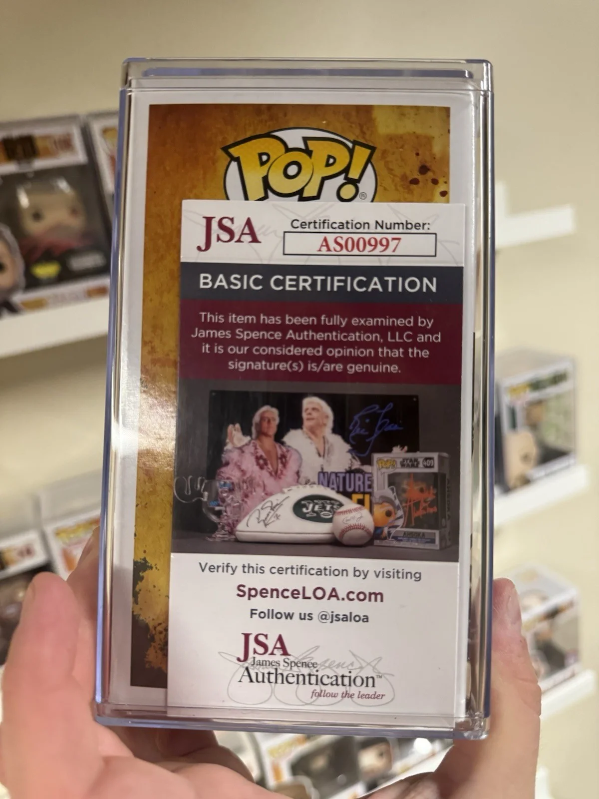 Norman Reedus — Norman Reedus Signed Autographed Funko Pop Daryl Dixon Walking Dead JSA COA, image 4