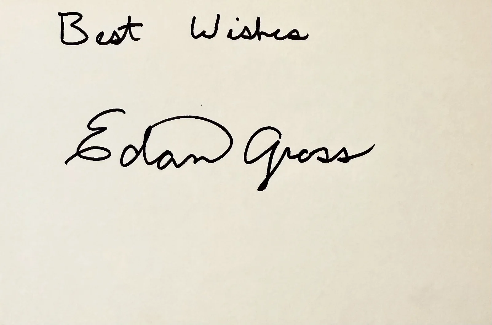 Edan Gross — EDAN GROSS Autograph Signed 4x6 INDEX CARD Little Dracula CHILD'S PLAY 2 AGE 11, image 3