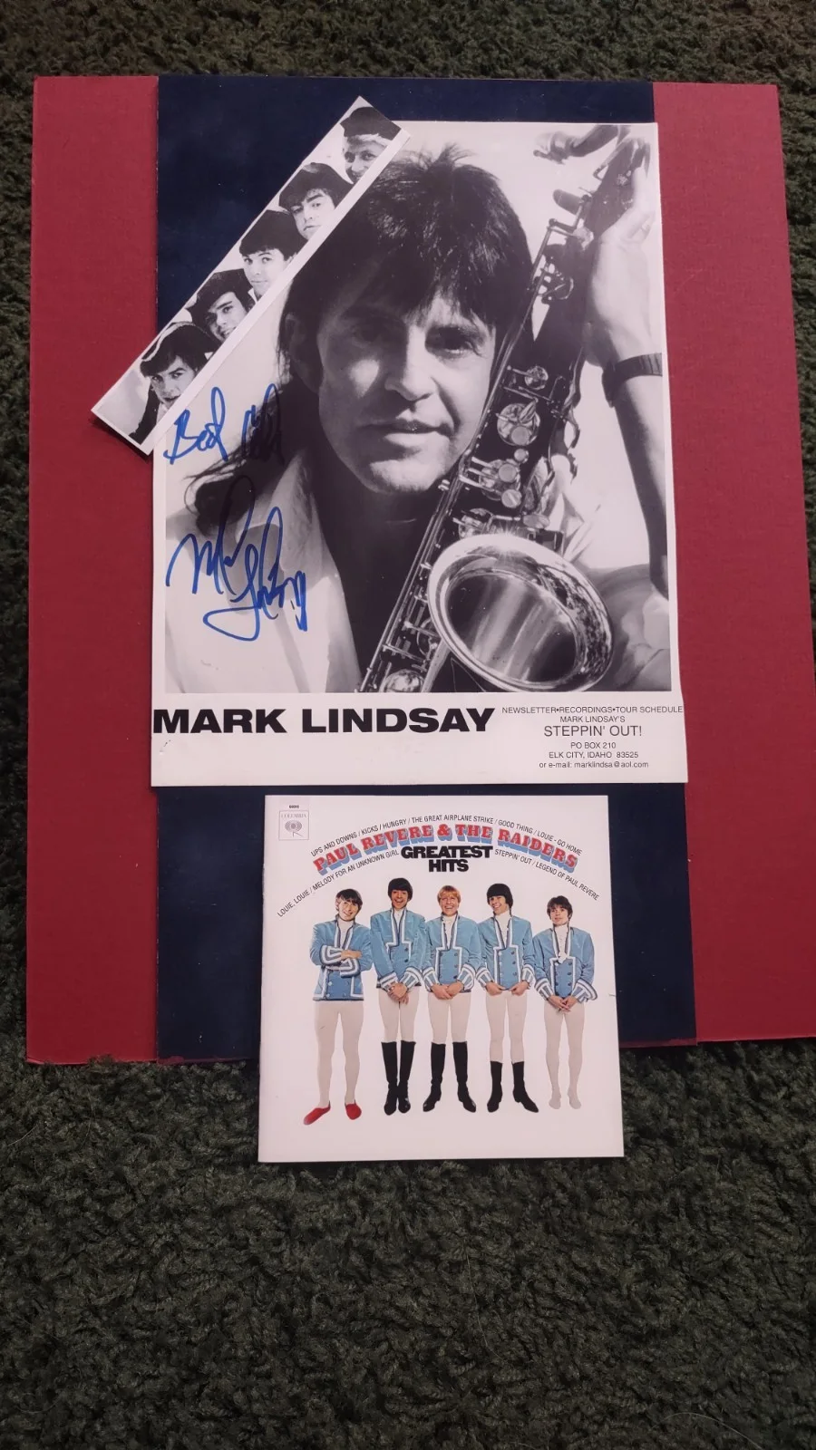 Paul Revere & The Raiders - Autographs By Mark Lindey And Phil Fang Volker, изображение 3