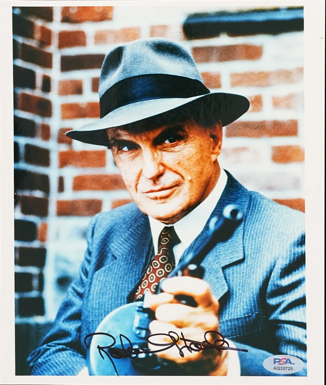 Robert Stack — ROBERT STACK SIGNED AUTOGRAPHED 8X10 PHOTO THE UNTOUCHABLES AIRPLANE PSA COA, image 2
