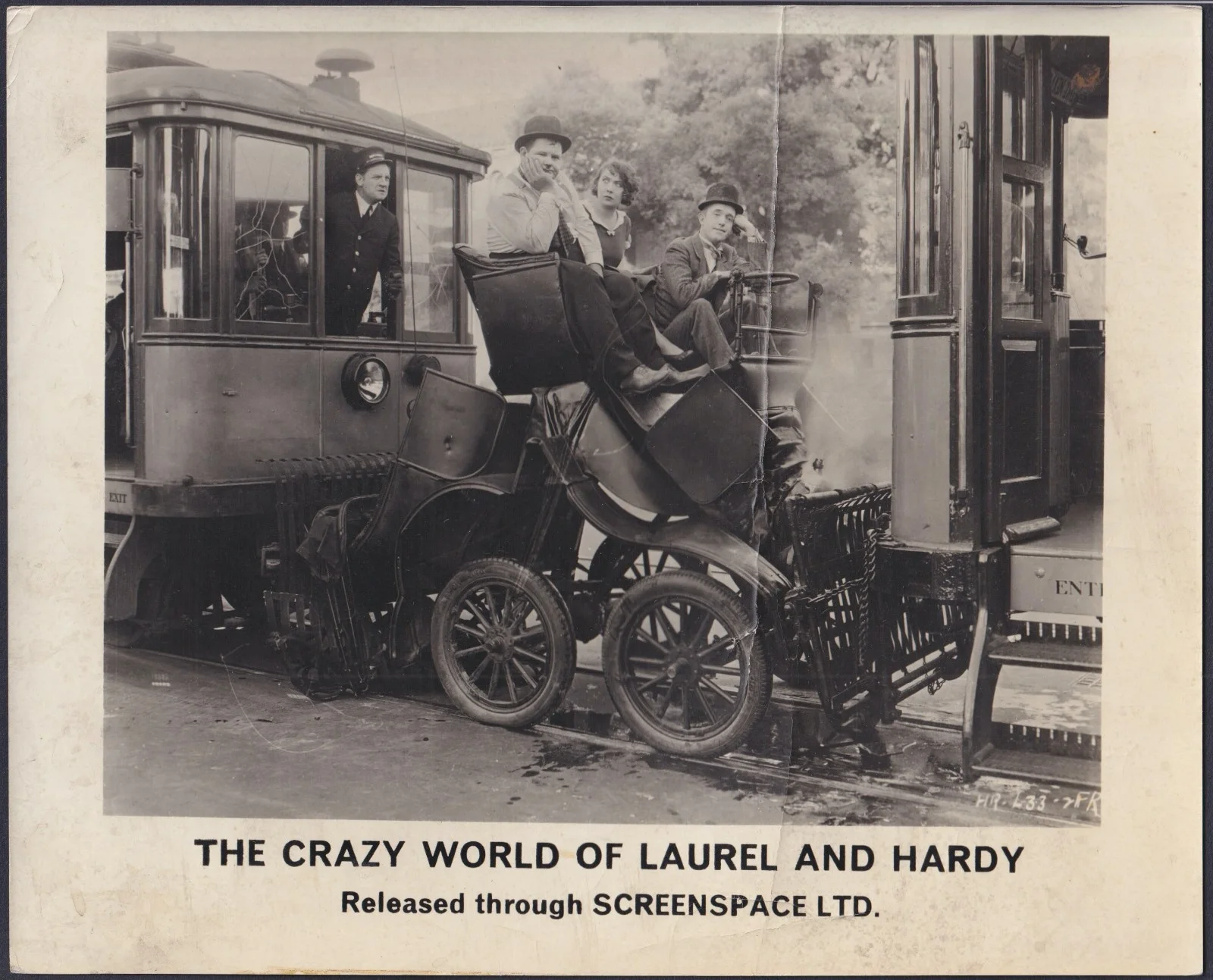Further Perils Laurel Hardy 3x ORIGINAL UK FOH Lobby Cards Robert Youngson, изображение 5