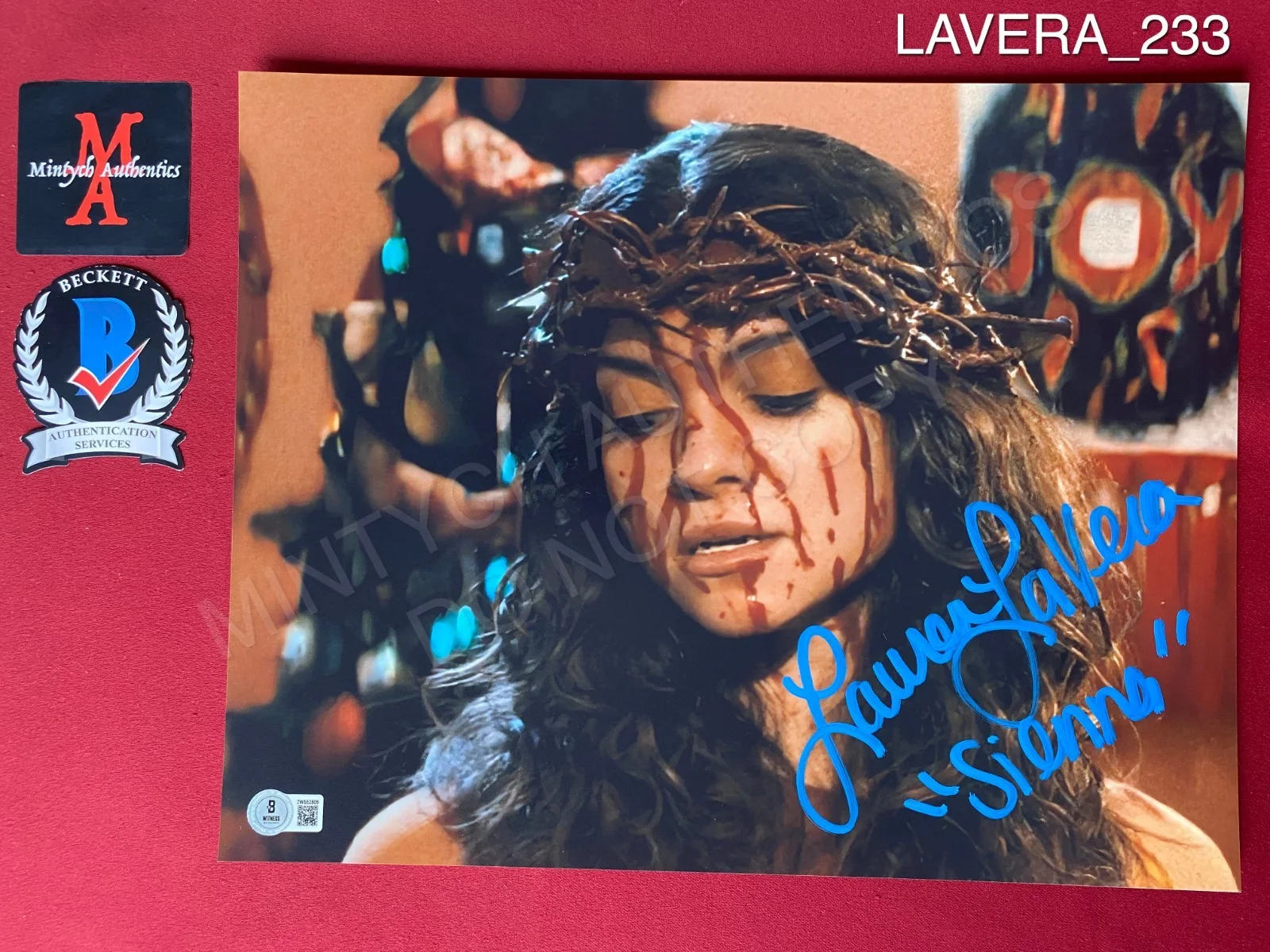 Lauren LaVera — Lauren Lavera autographed signed 11x14 photo Terrifier 3 Sienna Beckett