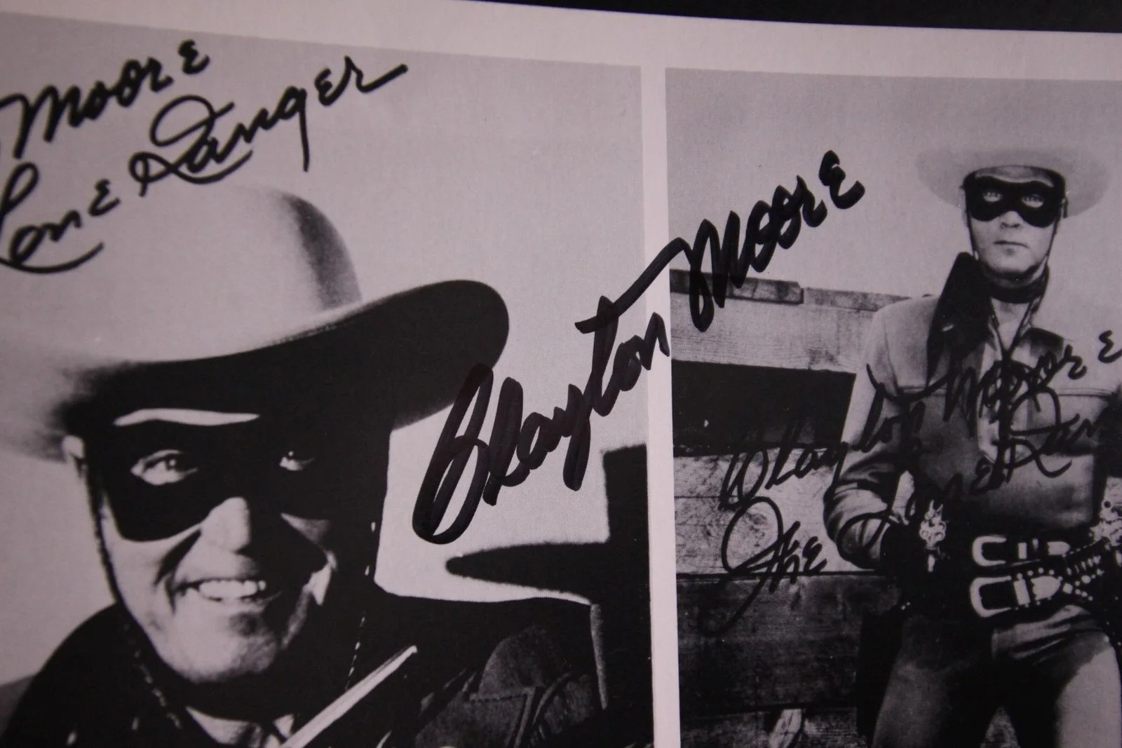 Clayton Moore — CLAYTON MOORE (1914-1999) (LONE RANGER) AUTOGRAPH PHOTO~, изображение 2