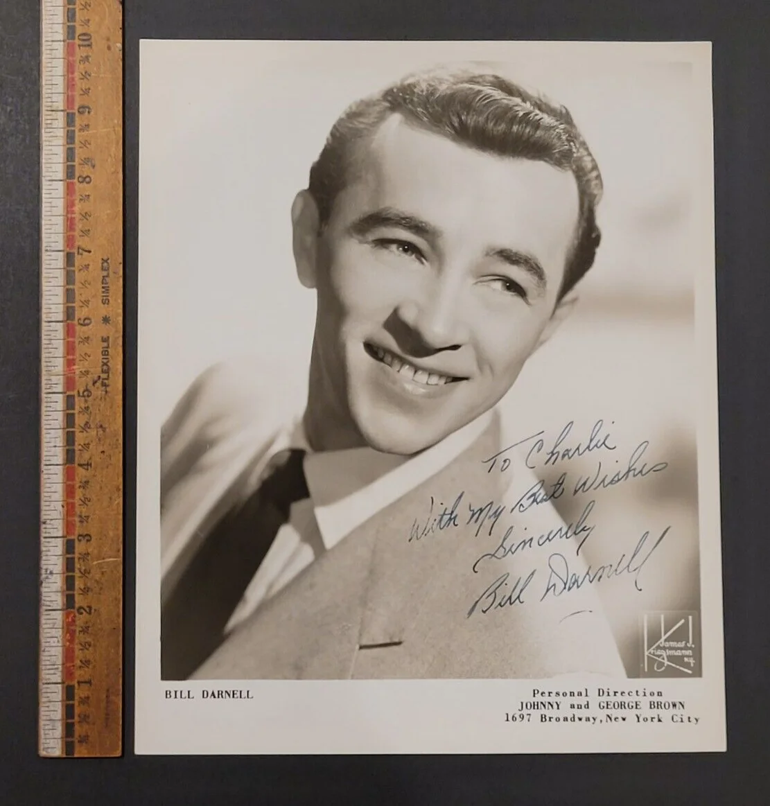 BILL DARNELL Signed Photograph-Legendary Singer-PSA Authenticated, image 4
