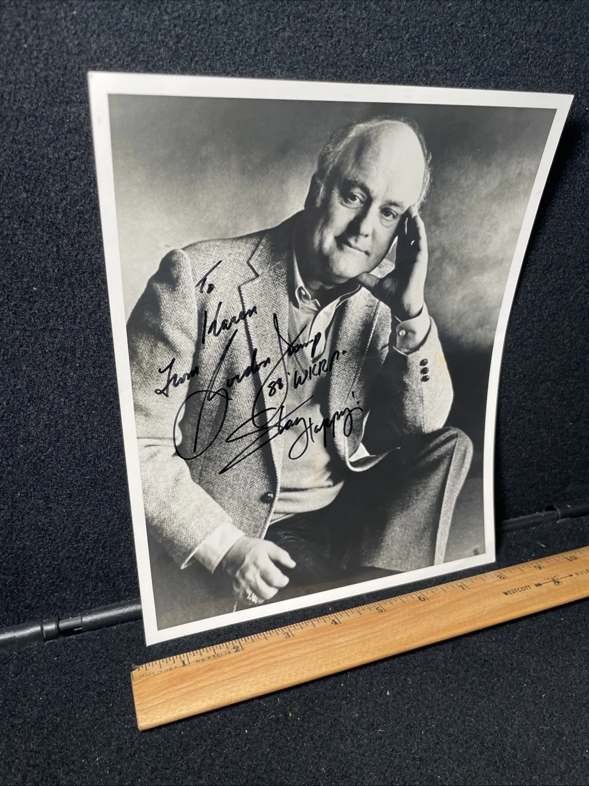 Gordon Jump — SIGNED! Gordon Jump Autograph 8x10 Photo, Maytag Man, WKRP in Cincinnati, image 2