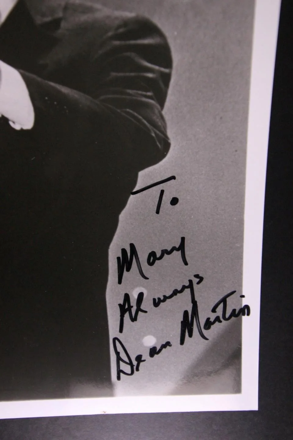 Dean Martin — DEAN MARTIN (1917-1995) (RIO BRAVO~OCEAN'S 11~CANNONBALL RUN) AUTOGRAPH PHOTO~, изображение 2