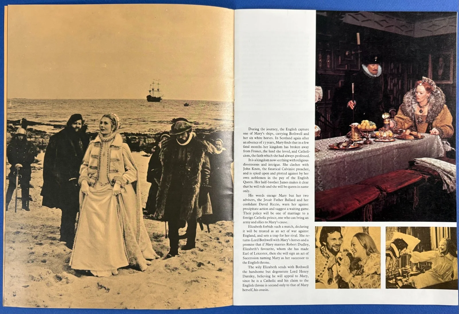 Mary Queen of Scots ORIGINAL Movie Brochure Vanessa Redgrave Glenda Jackson 1971, изображение 2