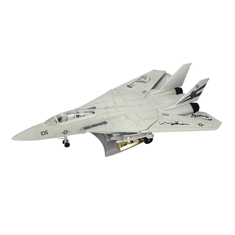 Val Kilmer, Tom Skerritt, James Tolkan — Val Kilmer, Tom Skerritt, James Tolkan Top Gun Cast Autographed 1:48 Scale F-14