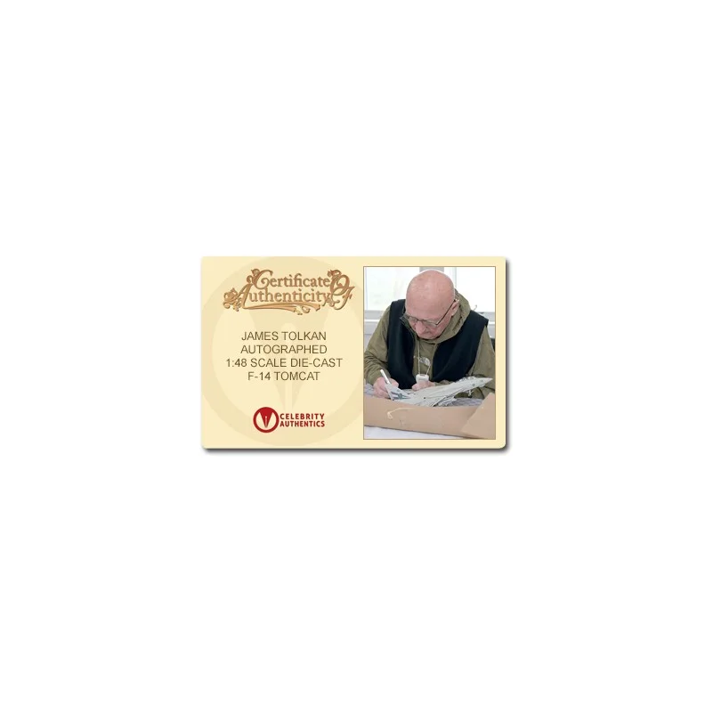 Val Kilmer, Tom Skerritt, James Tolkan — Val Kilmer, Tom Skerritt, James Tolkan Top Gun Cast Autographed 1:48 Scale F-14, изображение 3
