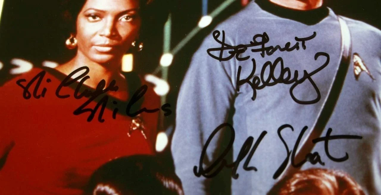 Shatner, Nimoy, Kelley, Nichols — STAR TREK Cast Signed 8x10 Photo SHATNER NIMOY KELLEY NICHOLS Autograph COA, изображение 2